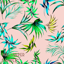Load image into Gallery viewer, Palm Blush Wallpaper Sample
