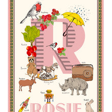 Load image into Gallery viewer, Personalised Letter 'R' Giclée Print