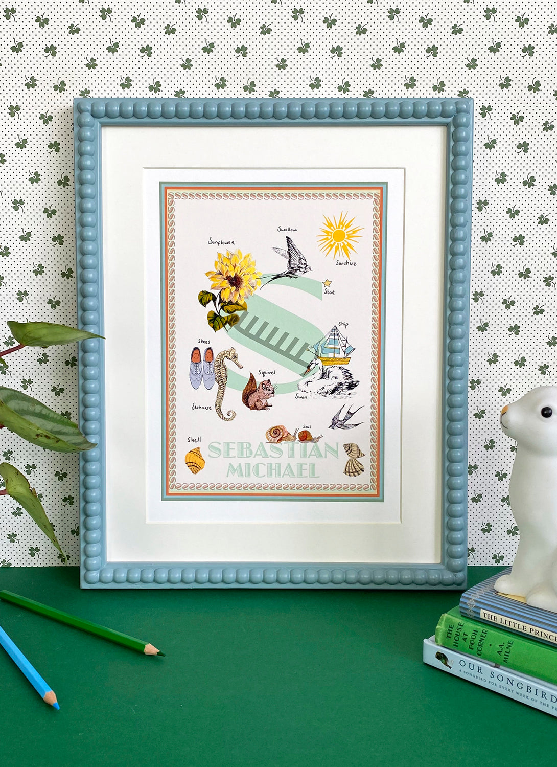 Personalised Letter 'S' Giclée Print