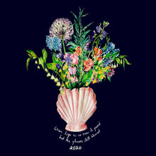 Load image into Gallery viewer, Shell Vase Of Garden Blooms Winter Edition Giclée Print