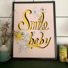 Load image into Gallery viewer, Smile Baby Giclée Print