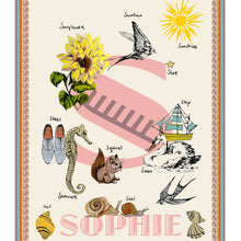 Load image into Gallery viewer, Personalised Letter 'S' Giclée Print