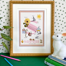 Load image into Gallery viewer, Personalised Letter 'S' Giclée Print