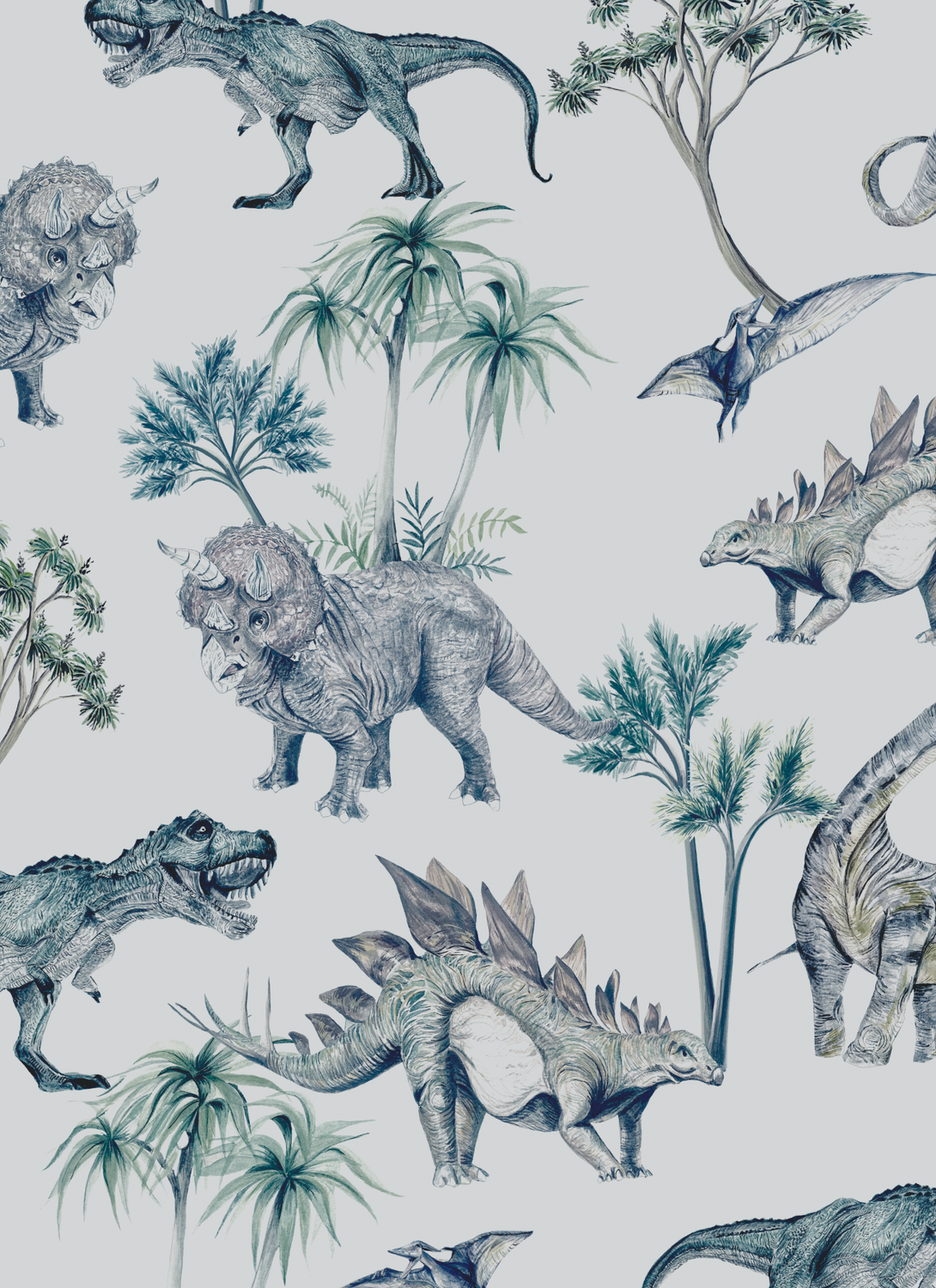 Dino On Ice Wallpaper Sample