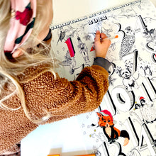 Load image into Gallery viewer, Personalised A2 Colour Me In Advent Calendar