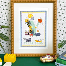 Load image into Gallery viewer, Personalised Letter 'Y' Giclée Print