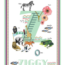 Load image into Gallery viewer, Personalised Letter 'Z' Giclée Print