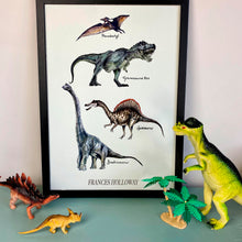 Load image into Gallery viewer, Brachiosaurus & Pals Giclée Print