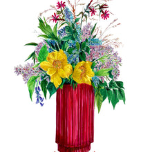 Load image into Gallery viewer, PERSONALISED Flowers From My Garden Giclée Print
