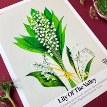 Load image into Gallery viewer, The Language of Flowers Lily Of The Valley Giclée Print