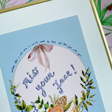 Load image into Gallery viewer, 'Miss Your Face' Giclée Print