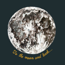 Load image into Gallery viewer, To The Moon And Back Midnight Giclée Print