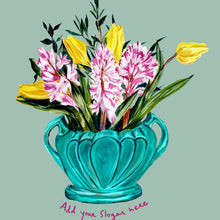 Load image into Gallery viewer, PERSONALISED Tulips & Hyacinths Giclée Print