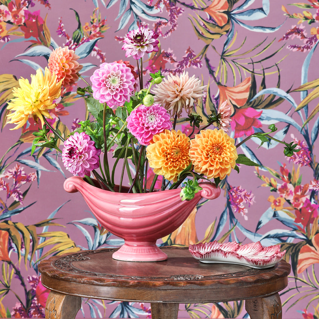 PRE ORDER Climbing The Walls Mauve Wallpaper Roll