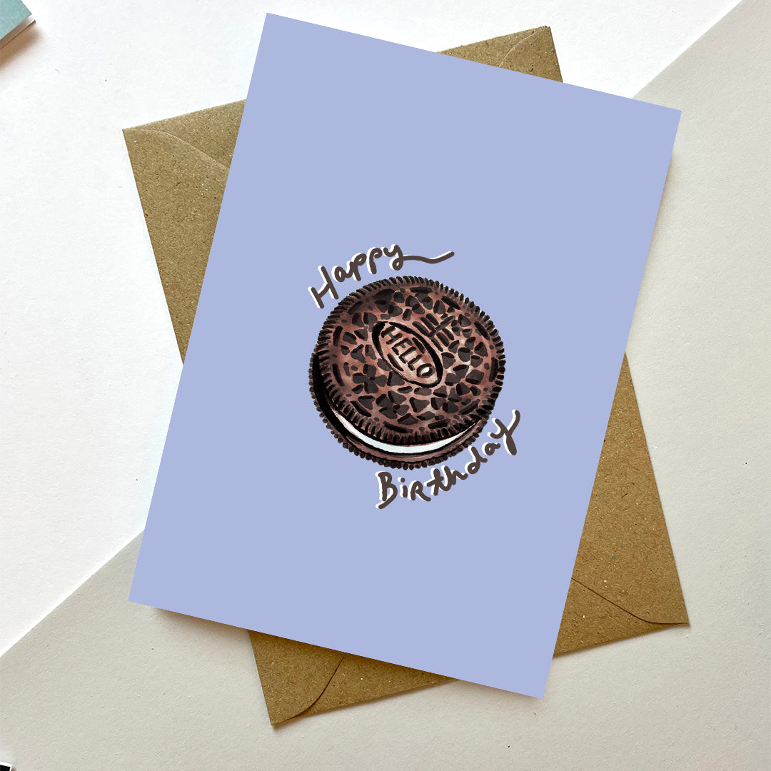 Happy Birthday Oreo Card