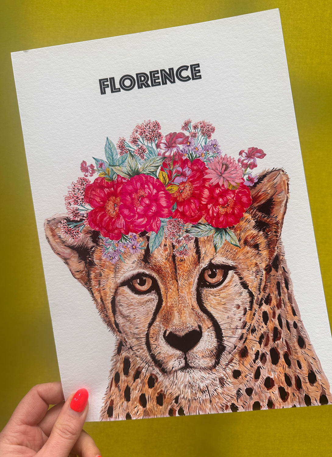 Florence On Cheetah Print