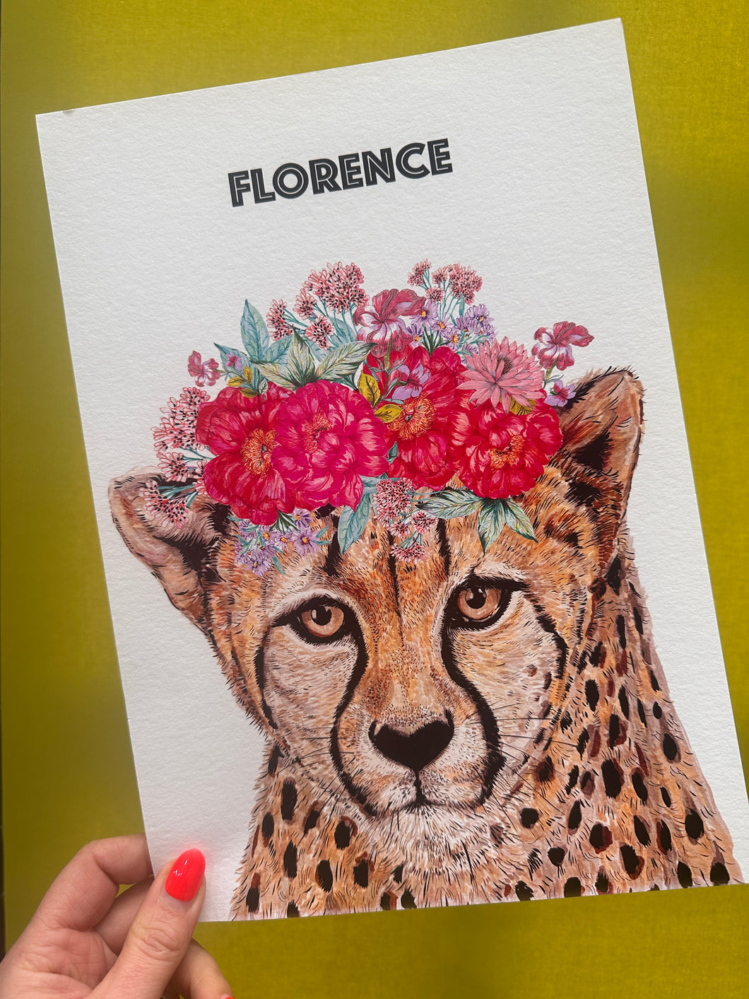 Florence On Cheetah Print