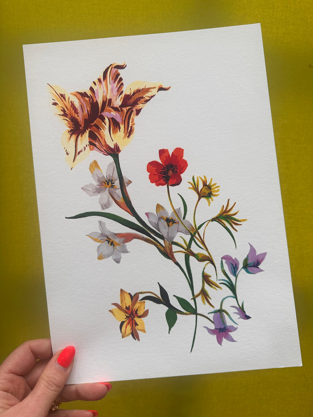 Floral Stem Print