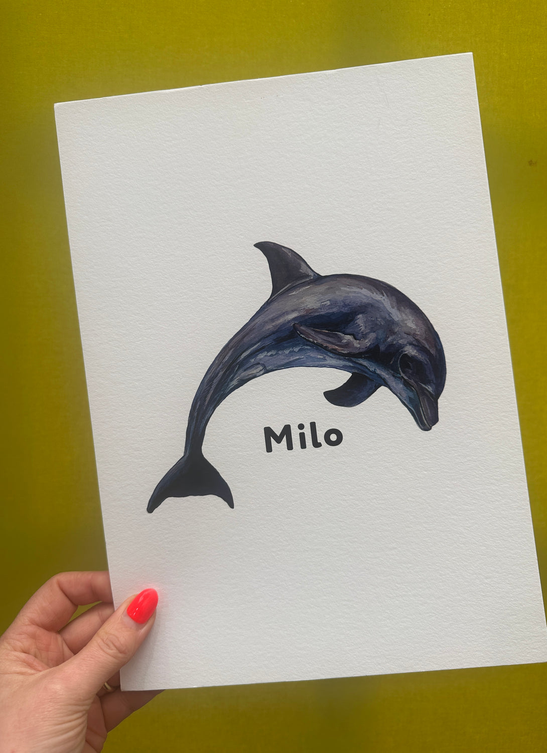 Milo Dolphin Print