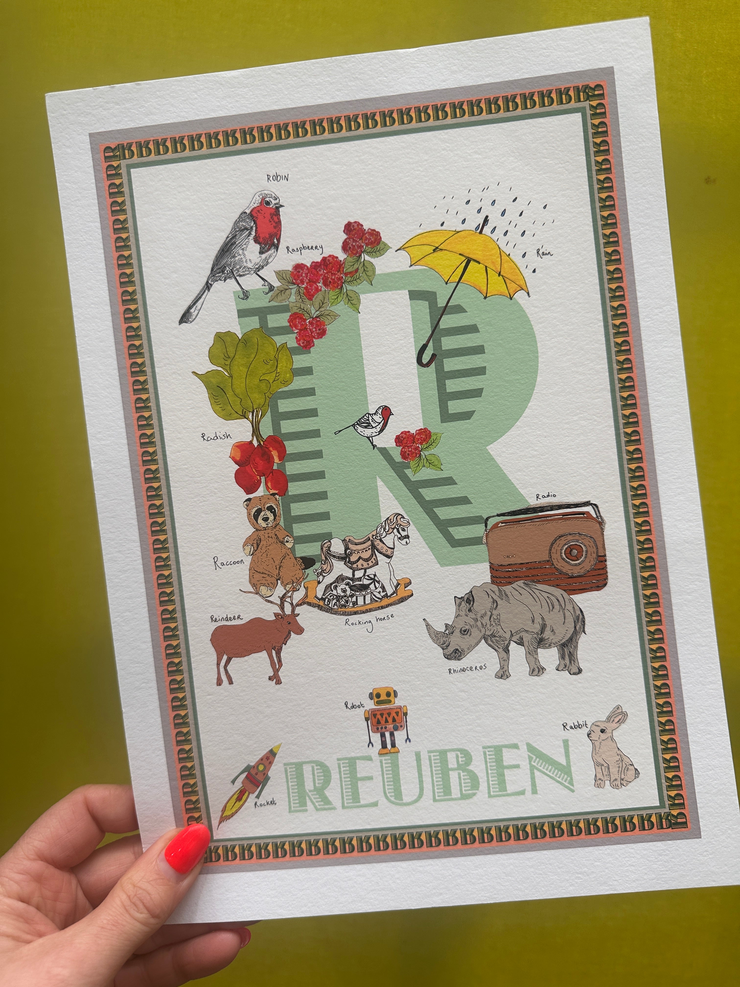 Reuben Letter Print – Max Made Me Do It