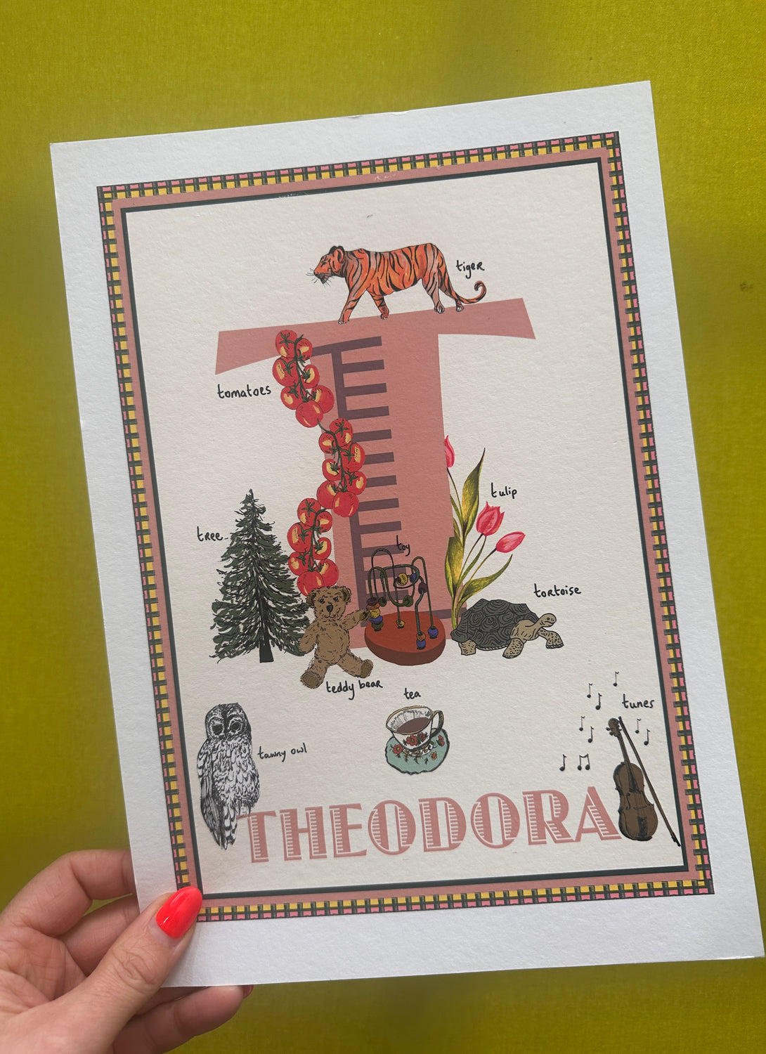 Theodora Letter Print