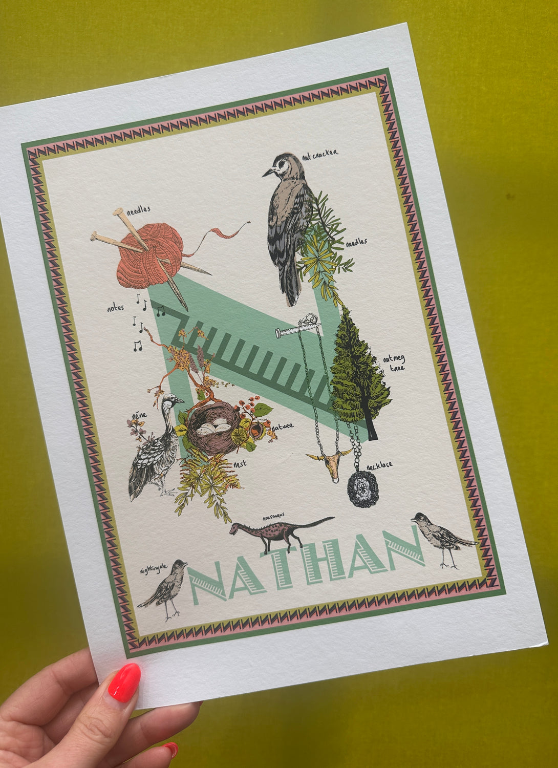 Nathan Letter Print
