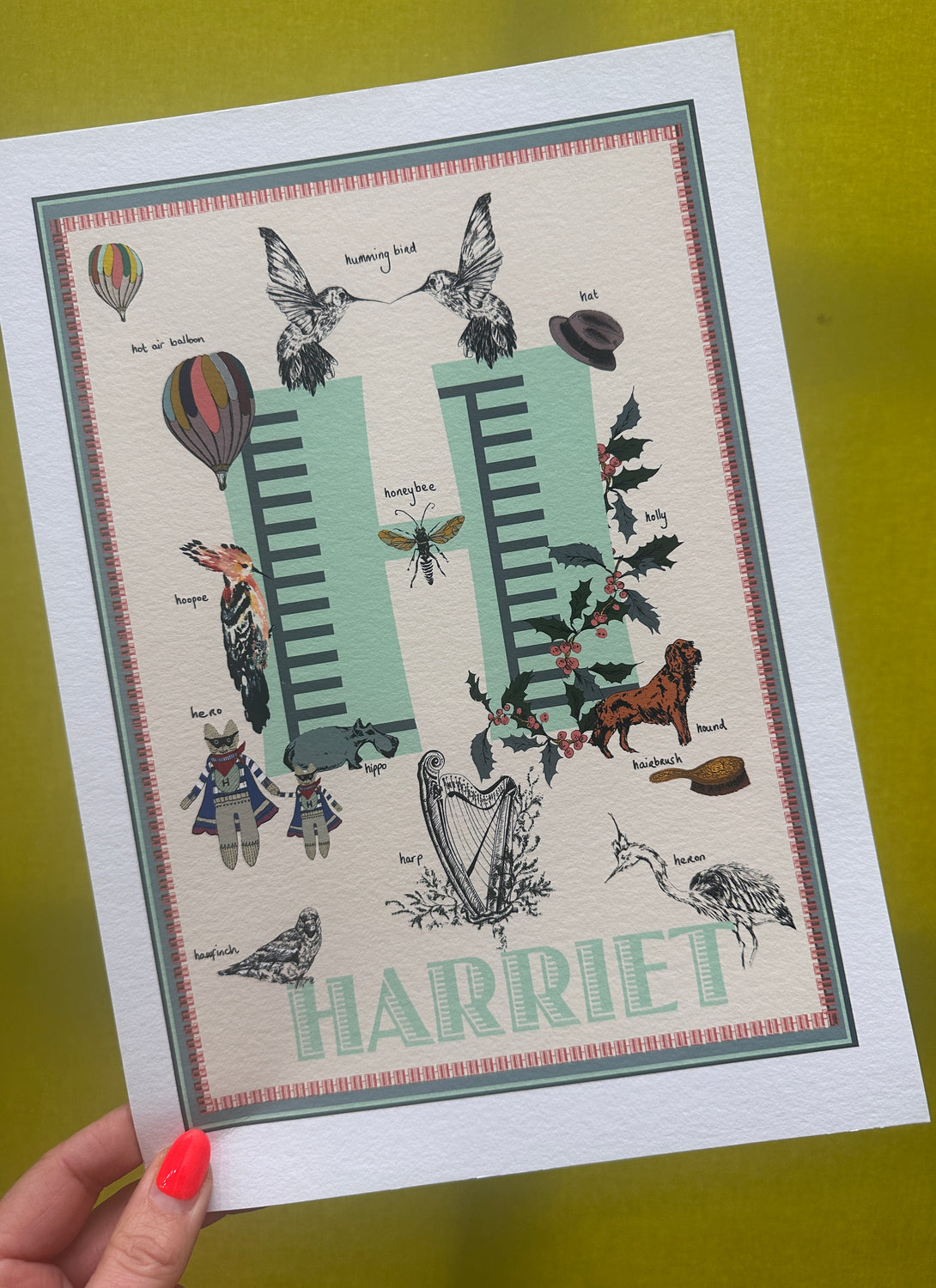 Harriet Letter Print