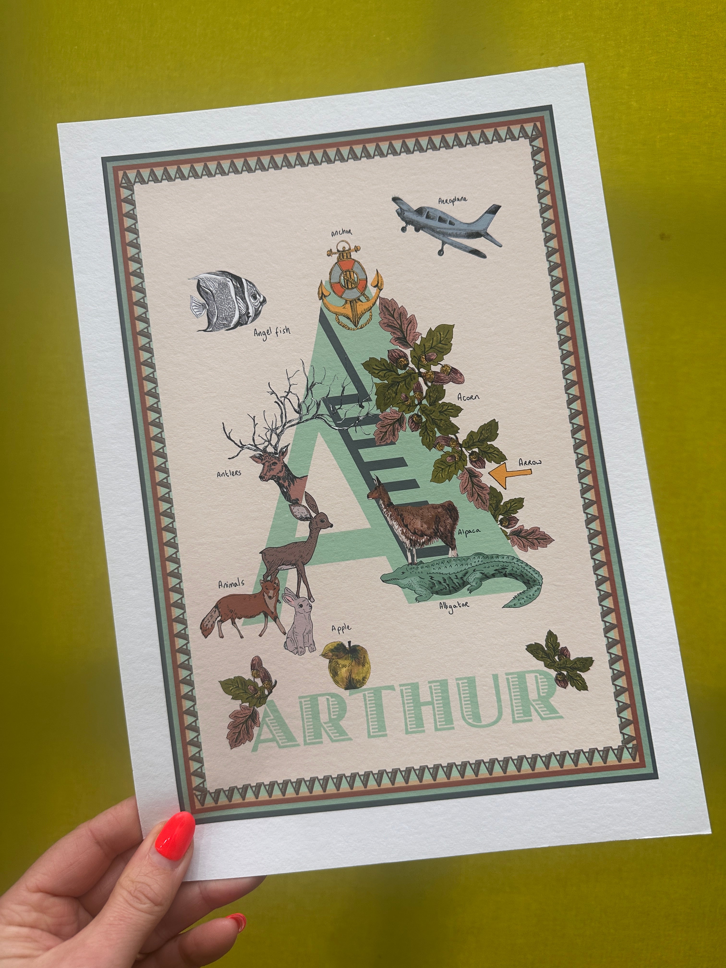 Arthur Letter Print – Max Made Me Do It