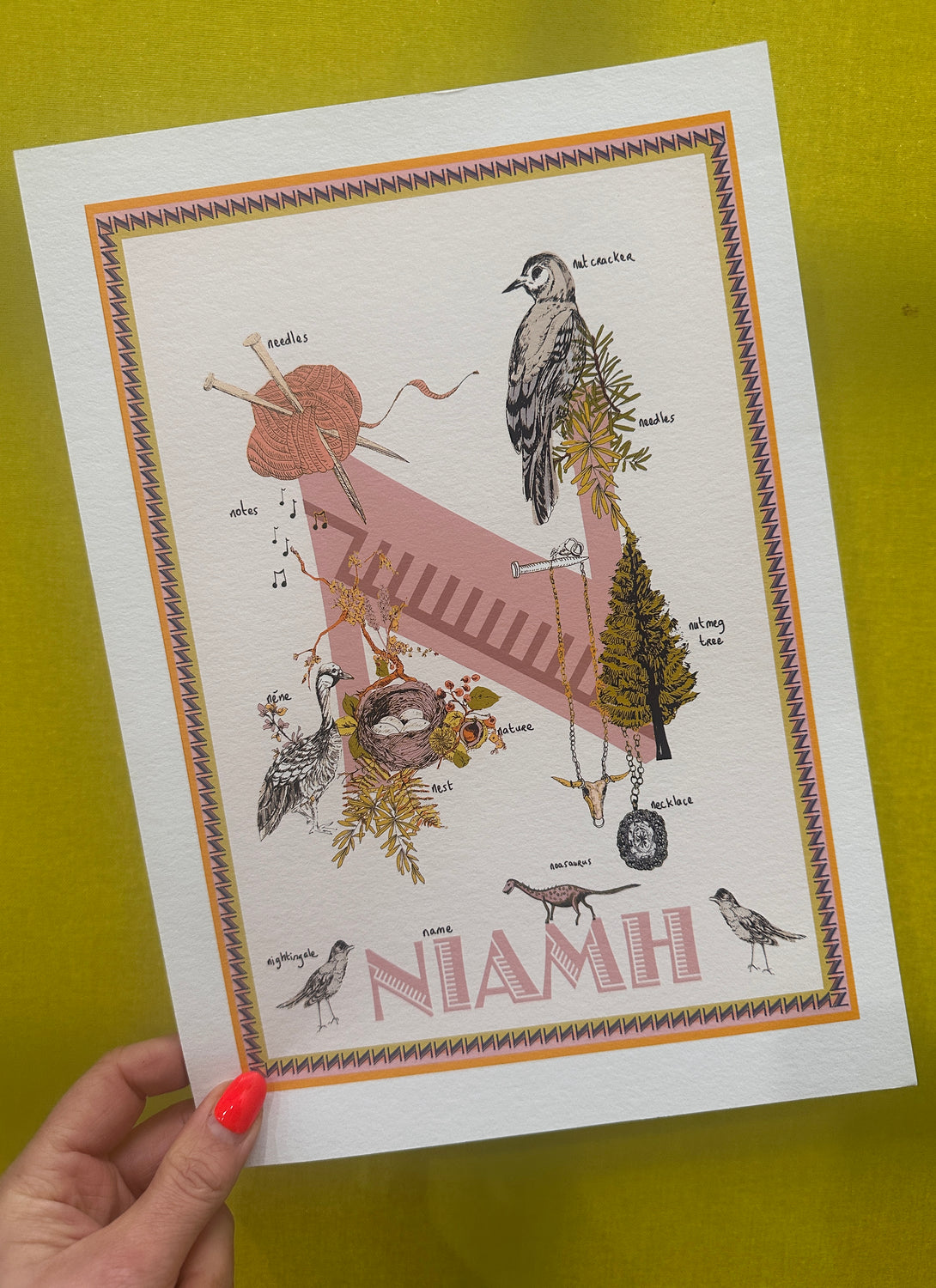 Niamh Letter Print