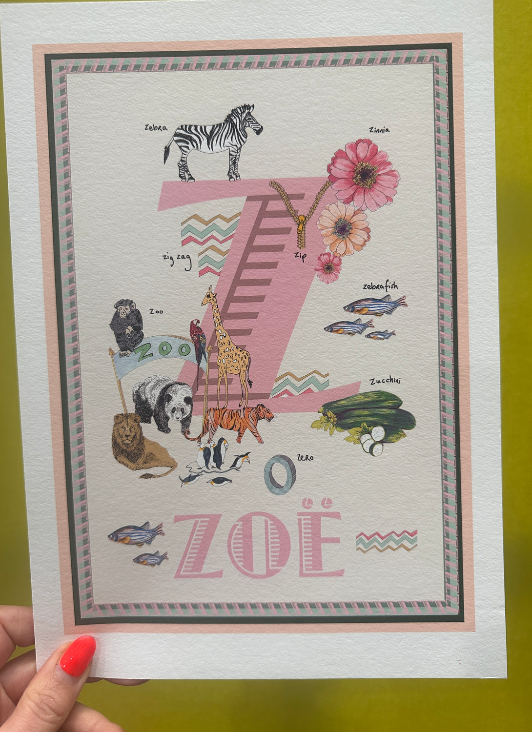Zoe Letter Print