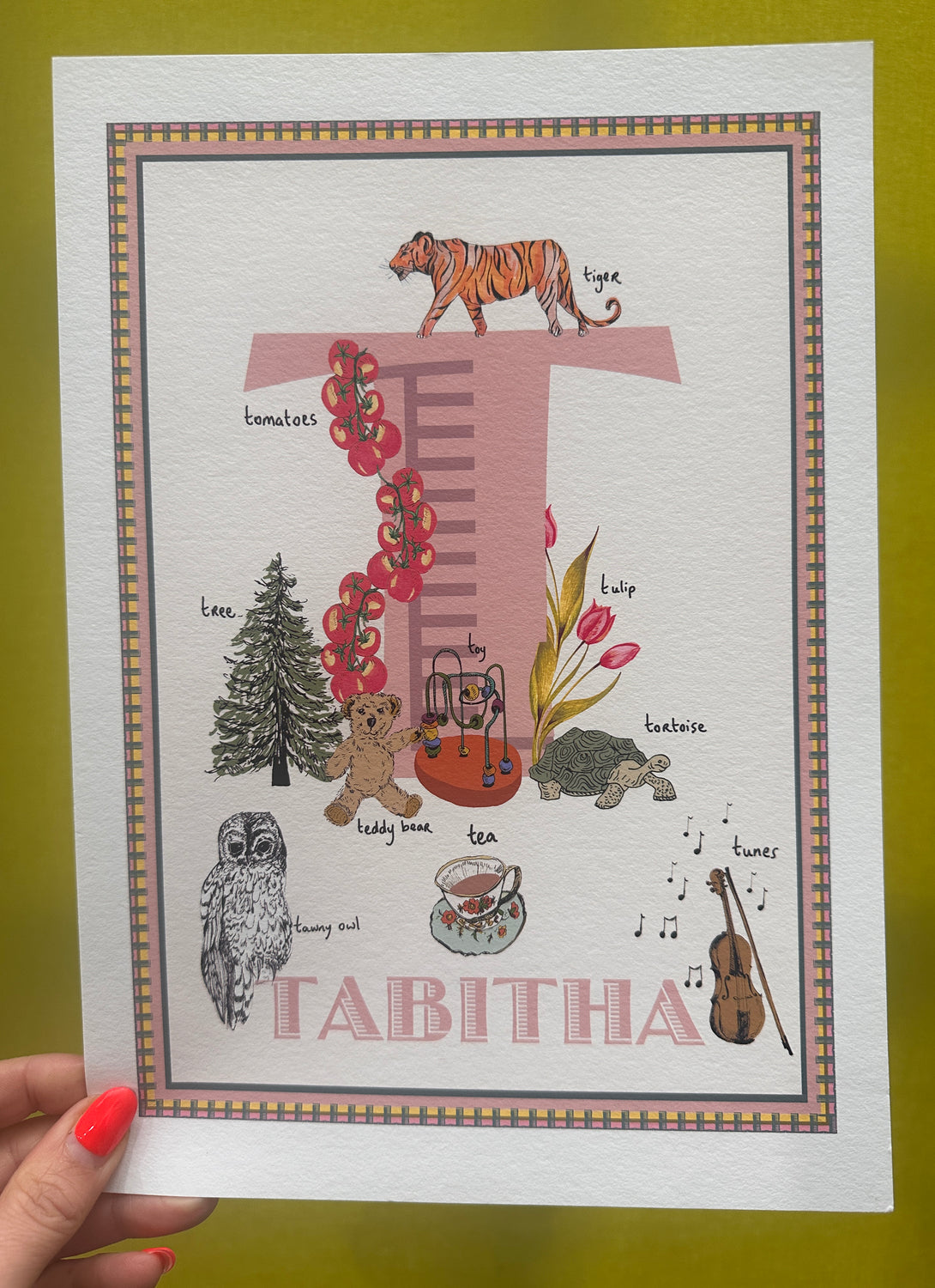 Tabitha Letter Print