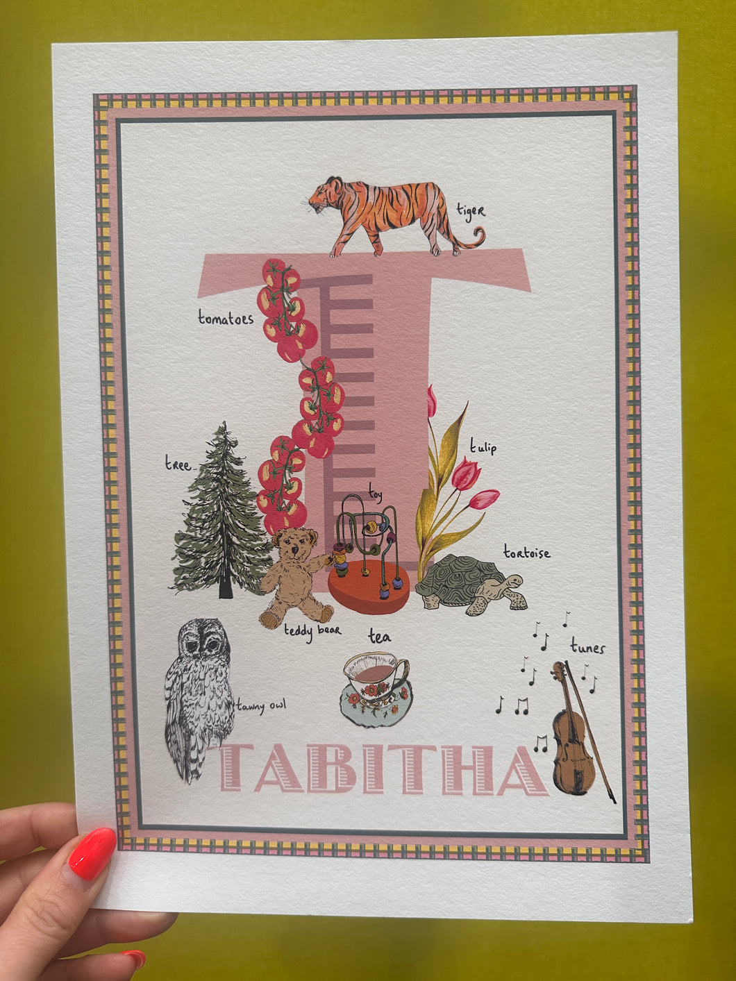 Tabitha Letter Print