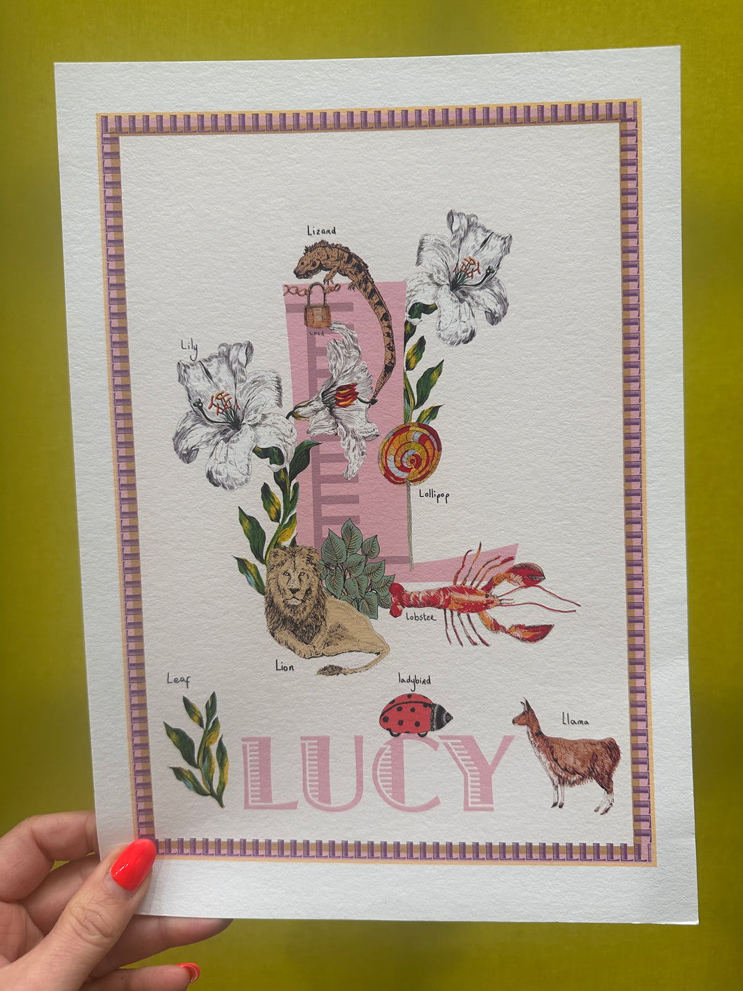 Lucy Letter Print