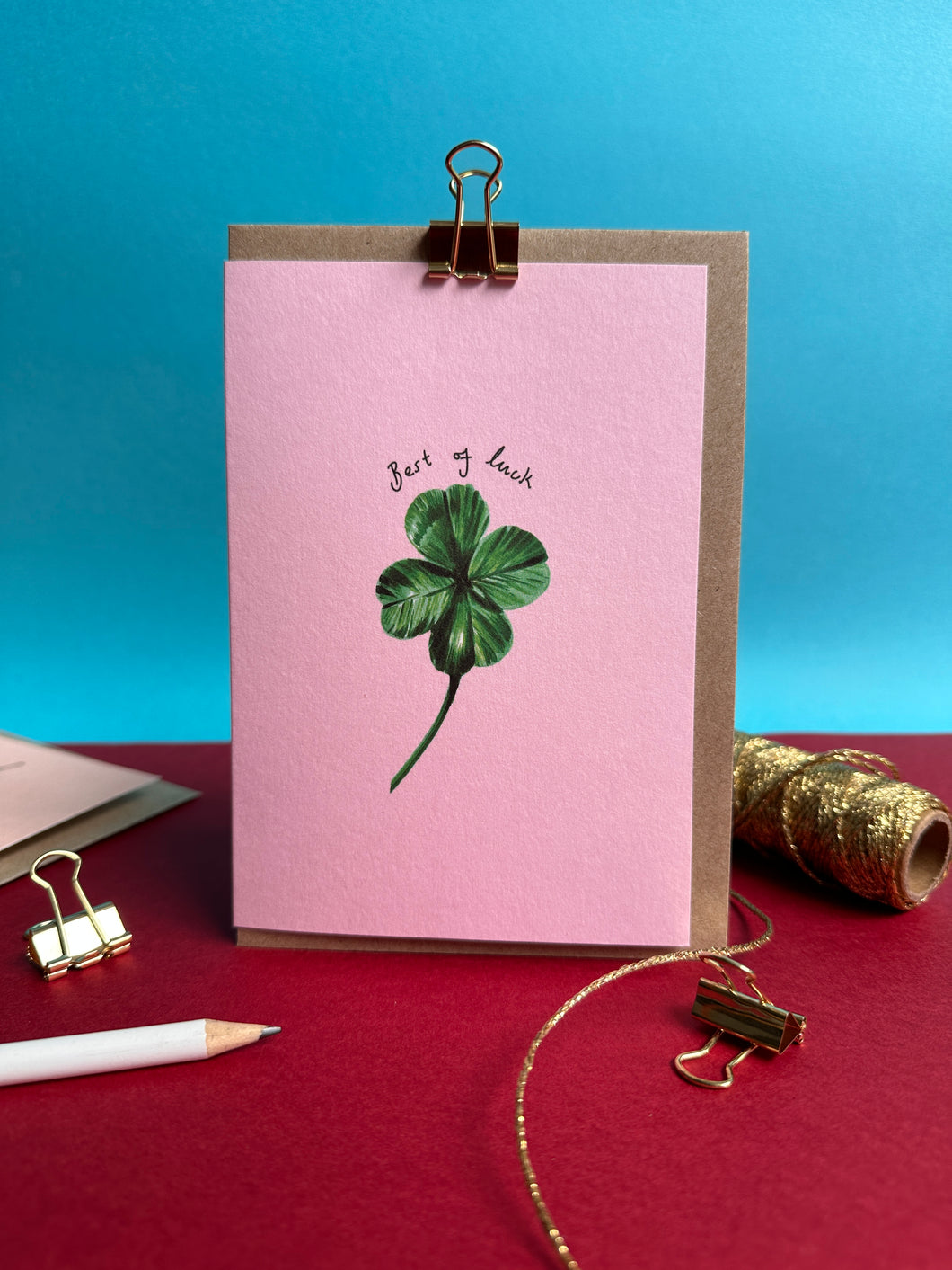 Clover Lucky Card