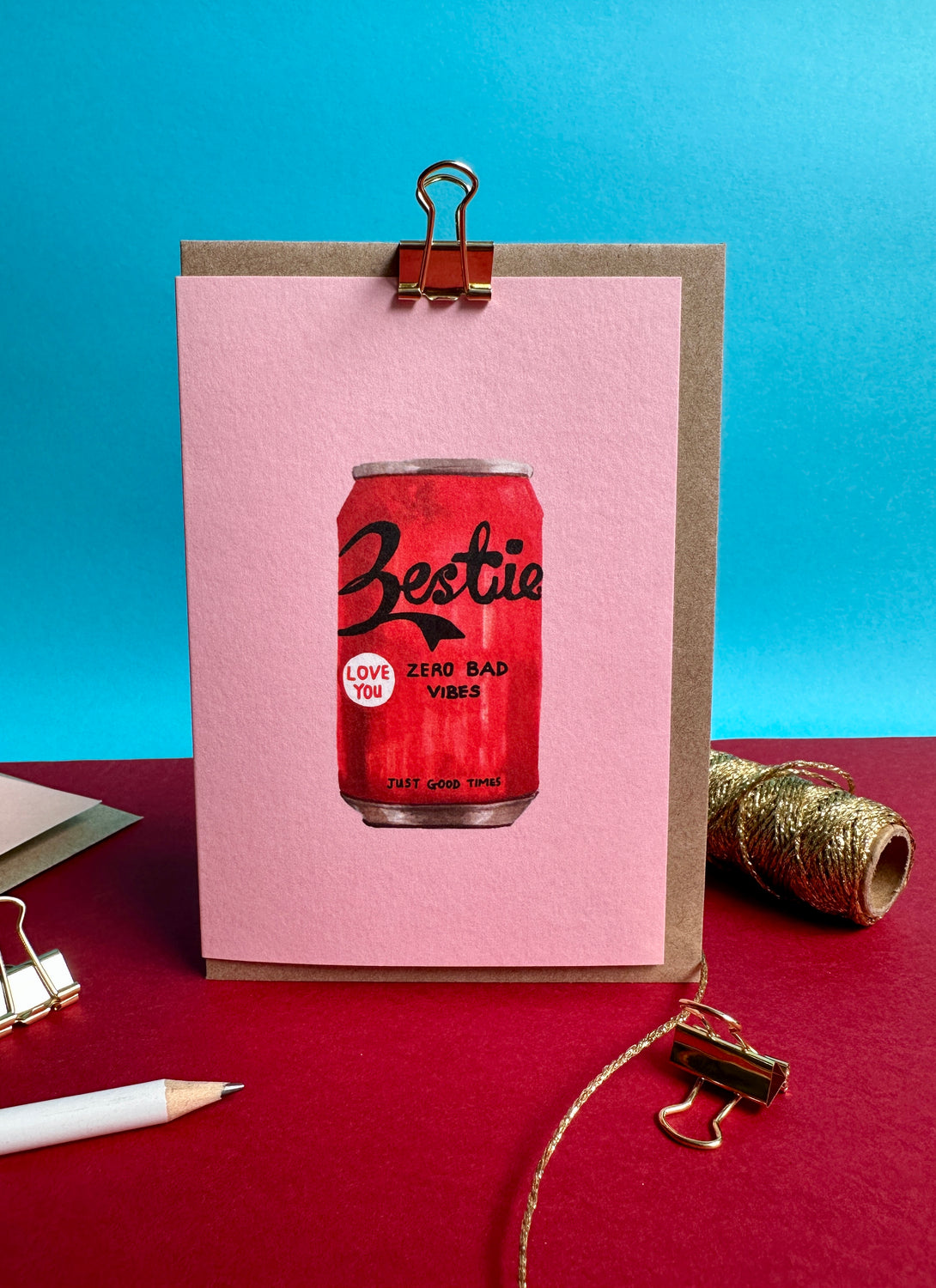 Bestie Coke Zero Card