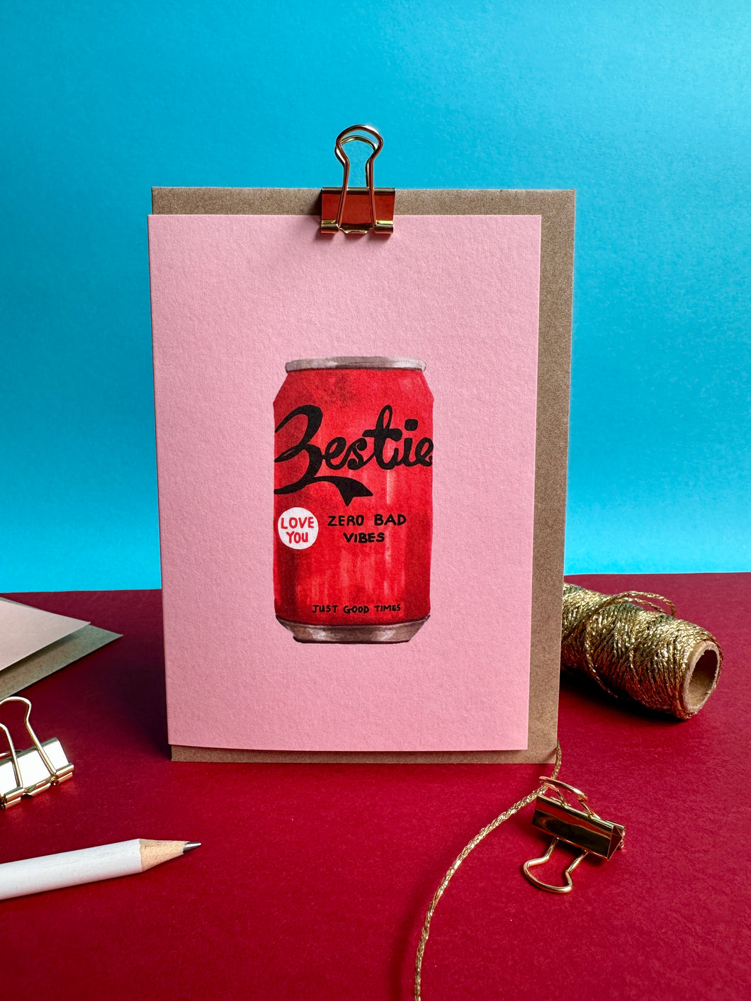 Bestie Coke Zero Card