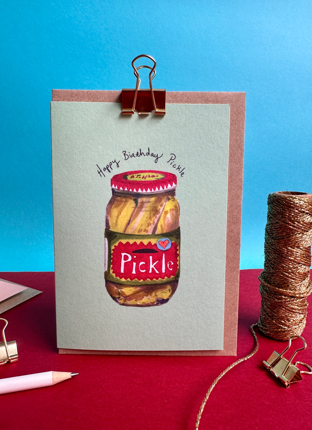 Happy Birthday Pickle Card