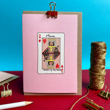 Load image into Gallery viewer, Queen Of Hearts Mum Card
