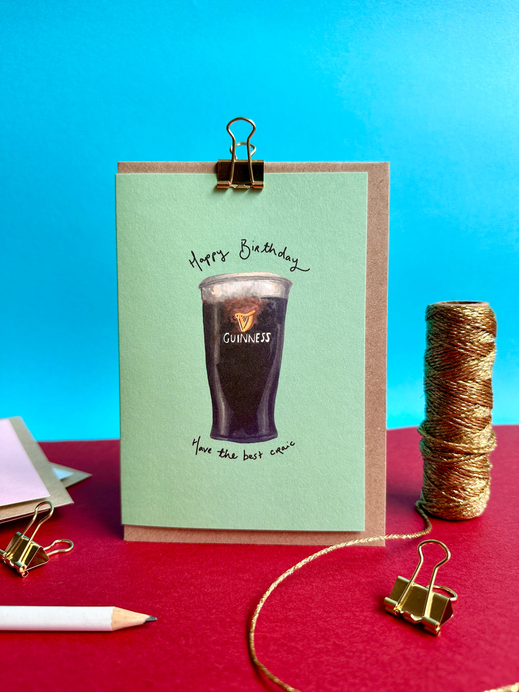 Guinness Birthday Card