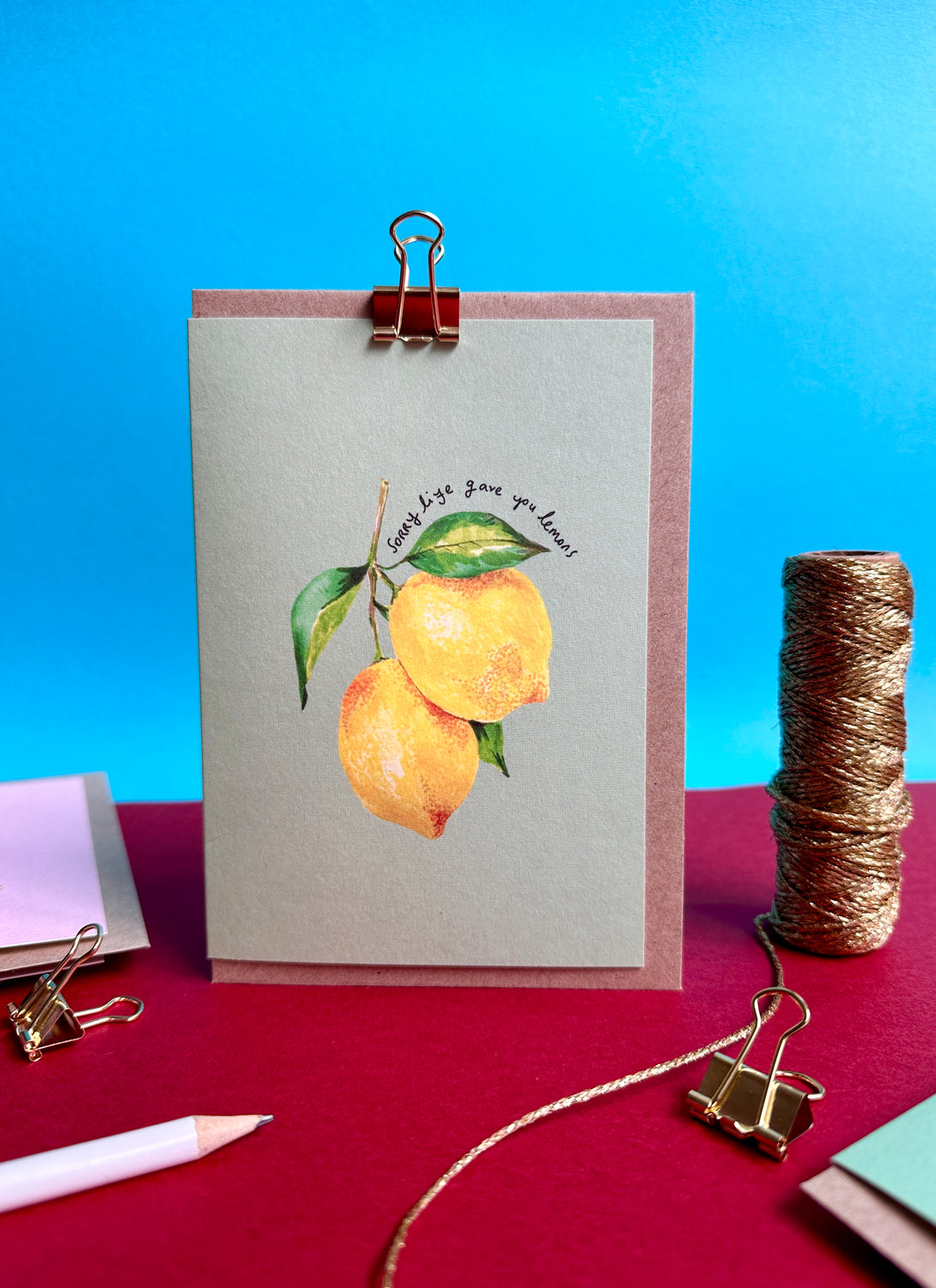 Sorry Life Gave You Lemons Card
