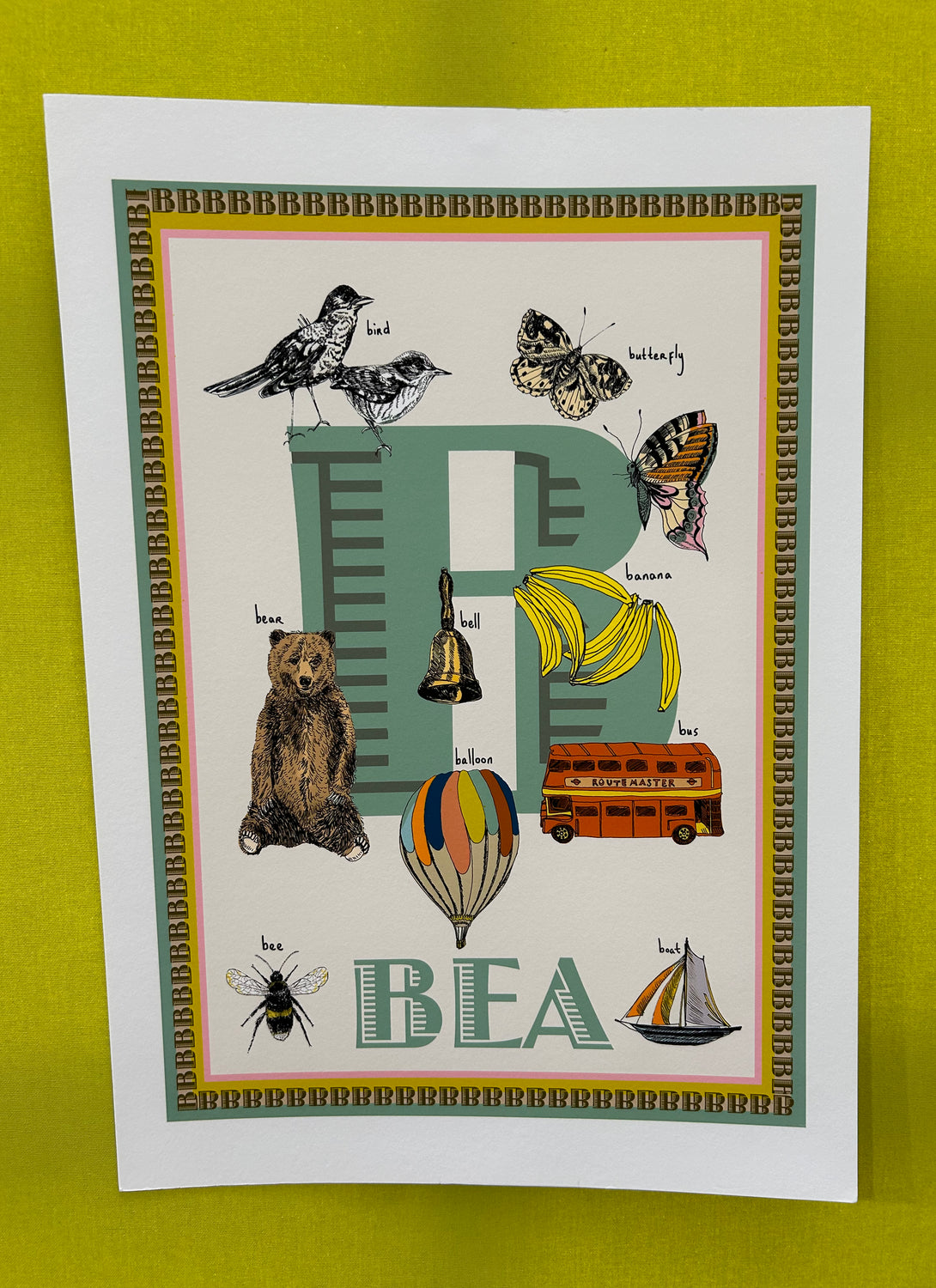 A3 BEA Letter Print