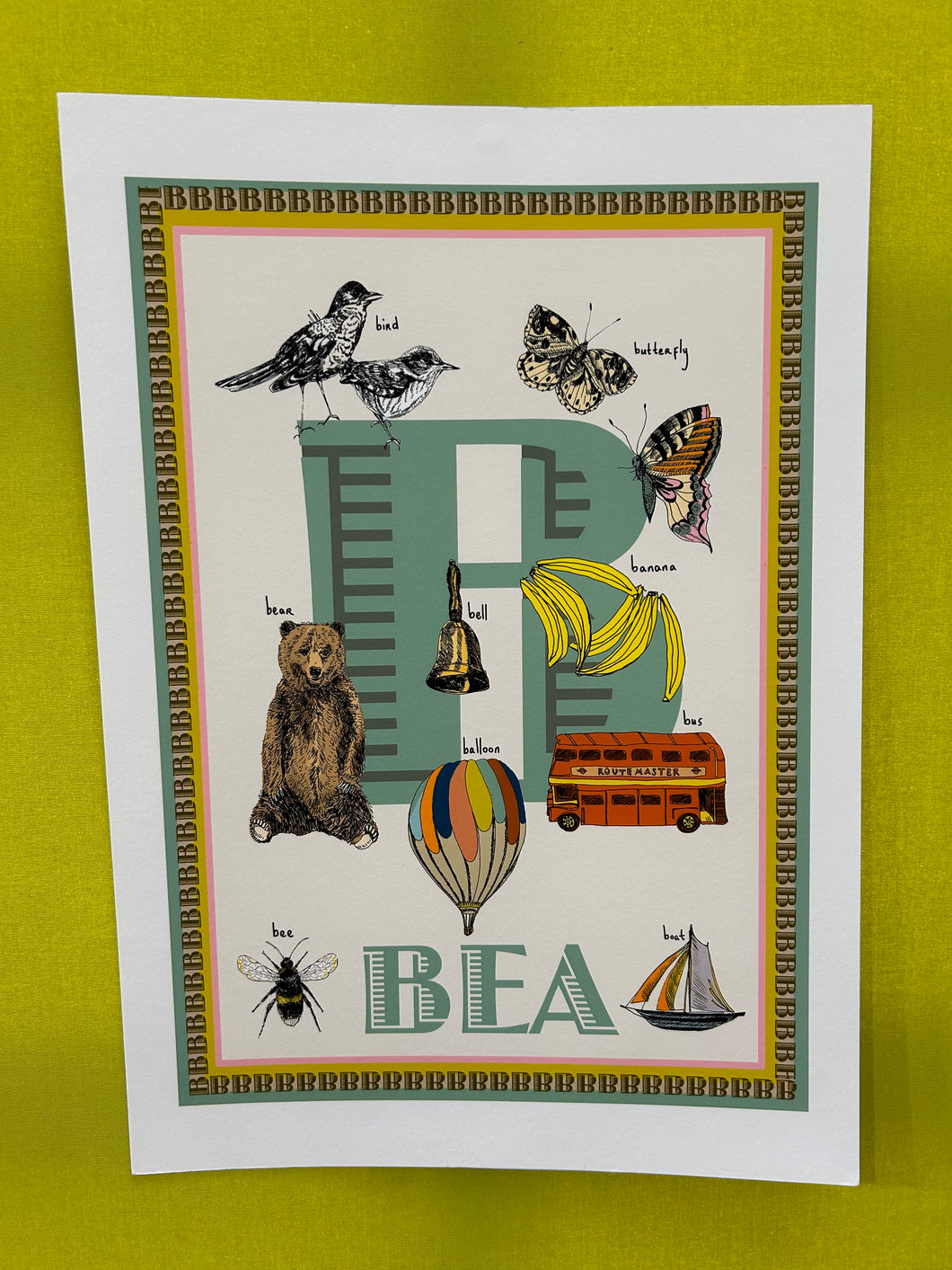 A3 BEA Letter Print