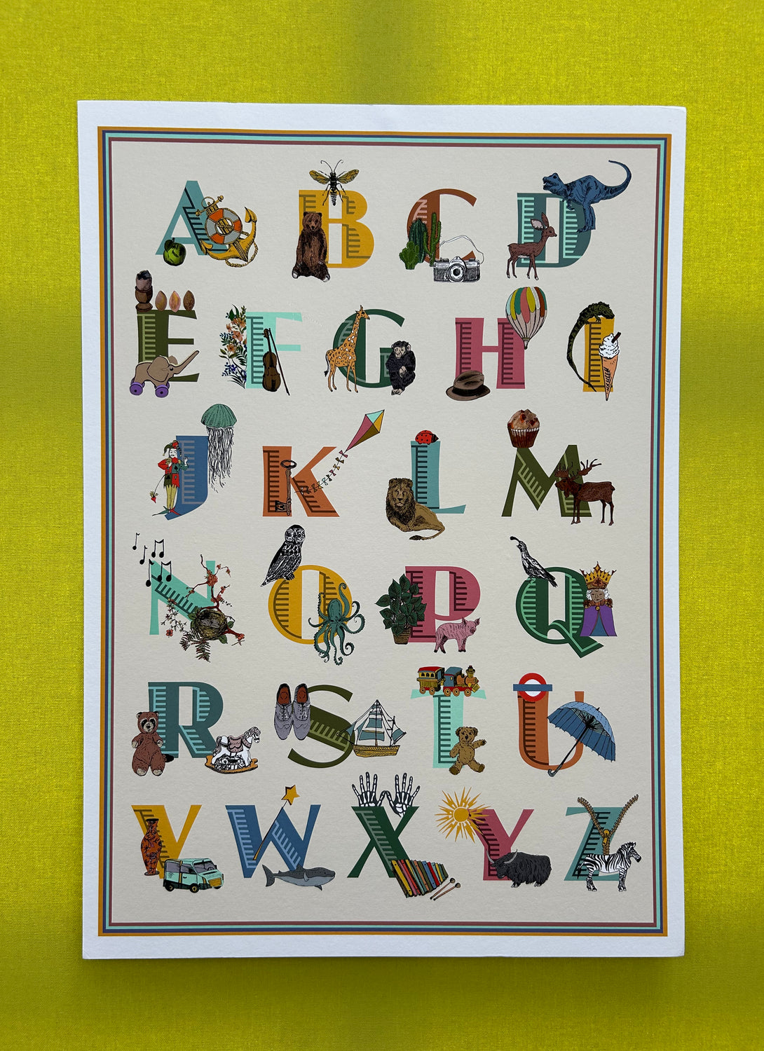 A3 Alphabet Giclée Print