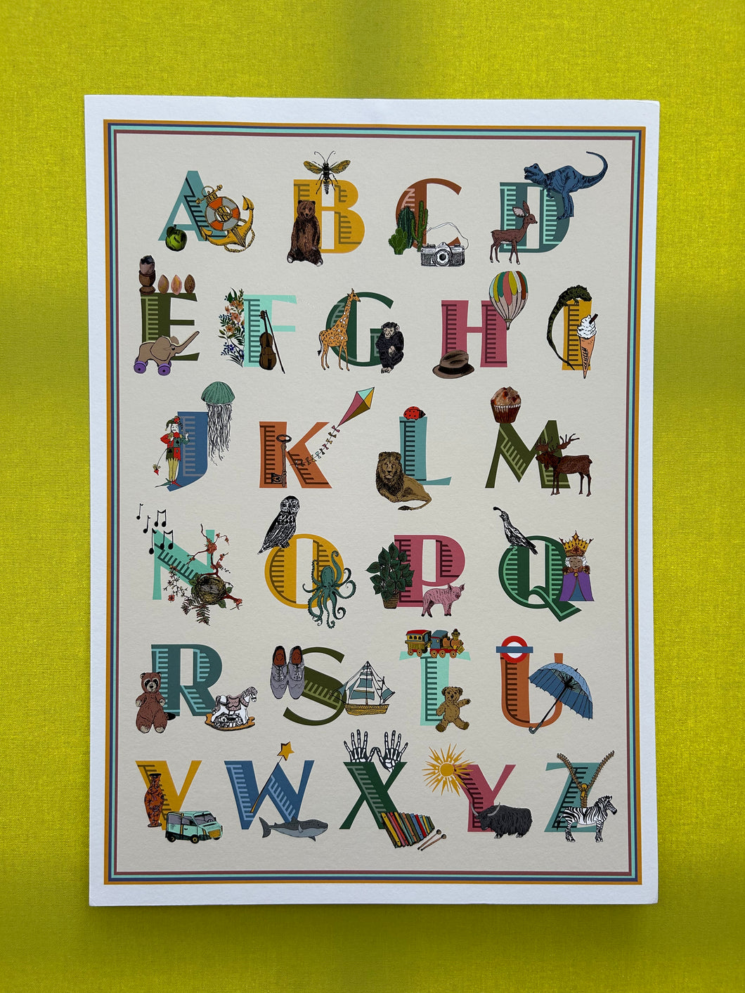 A3 Alphabet Giclée Print