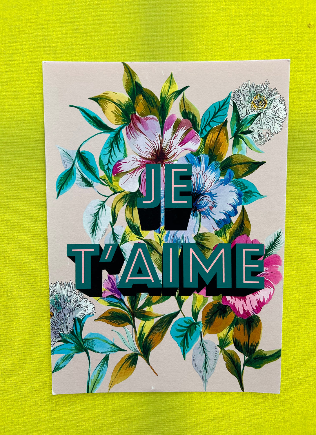 A4 Je T'aime Print