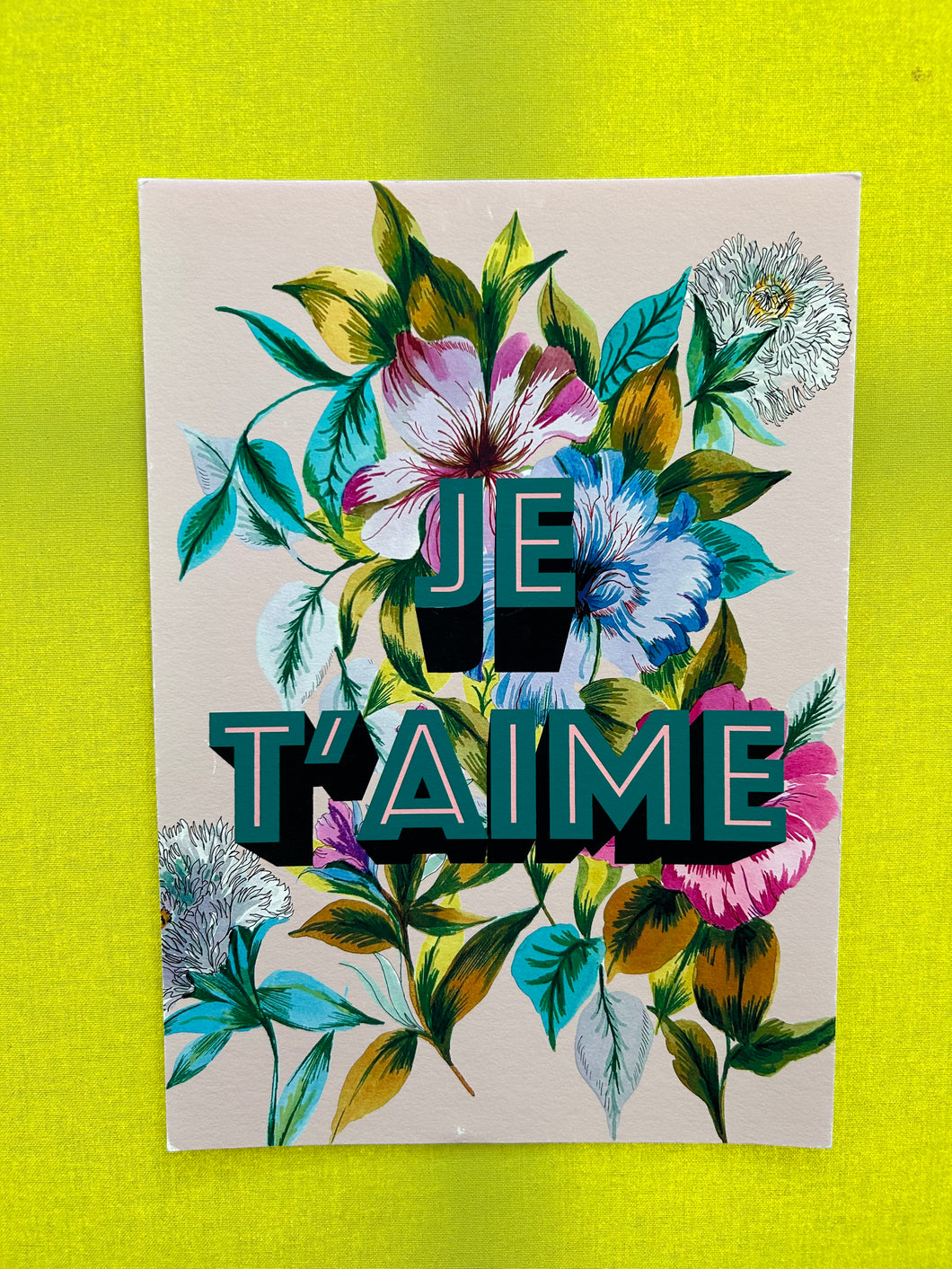 A4 Je T'aime Print