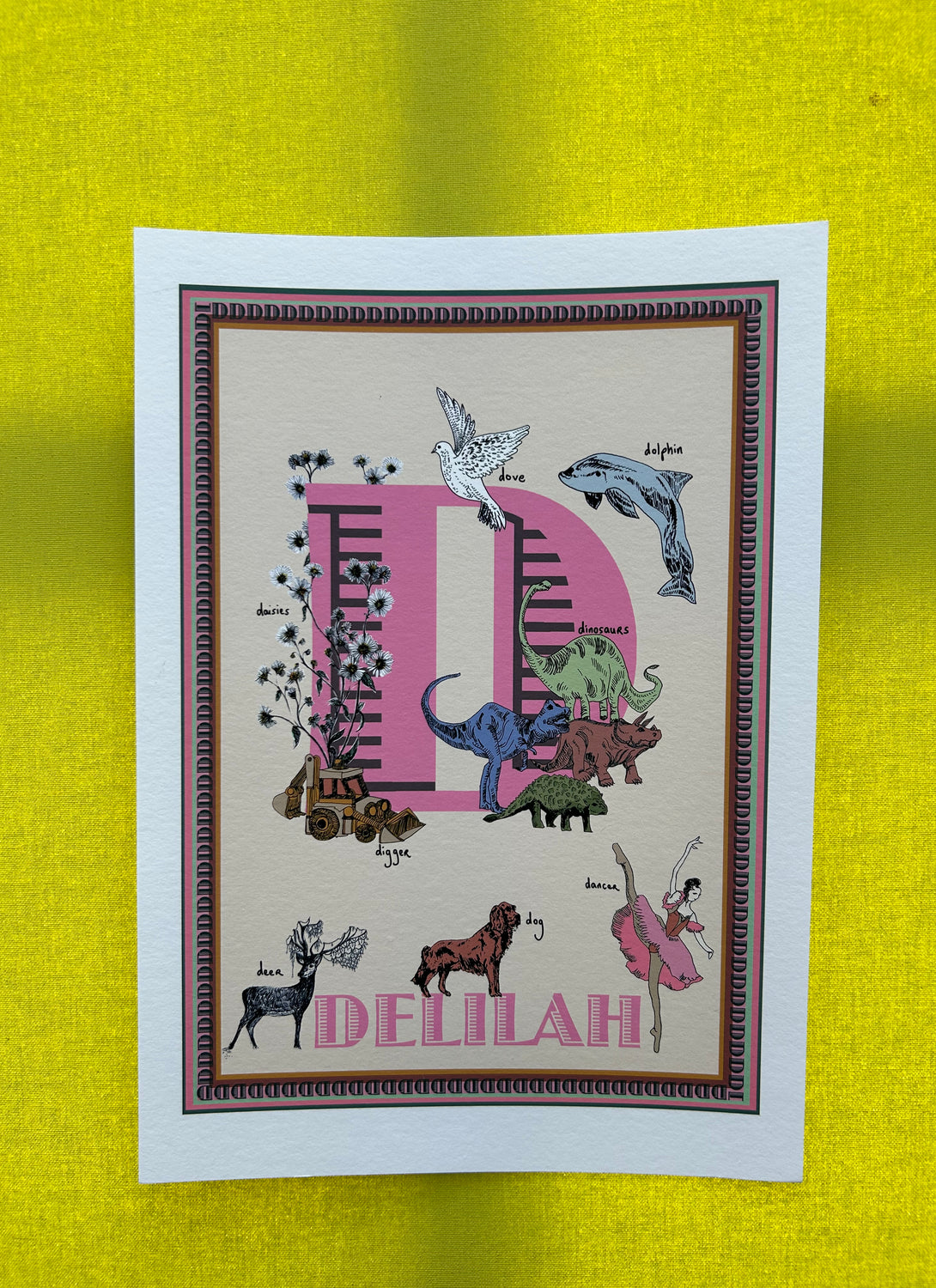 A4 Delilah Letter Print