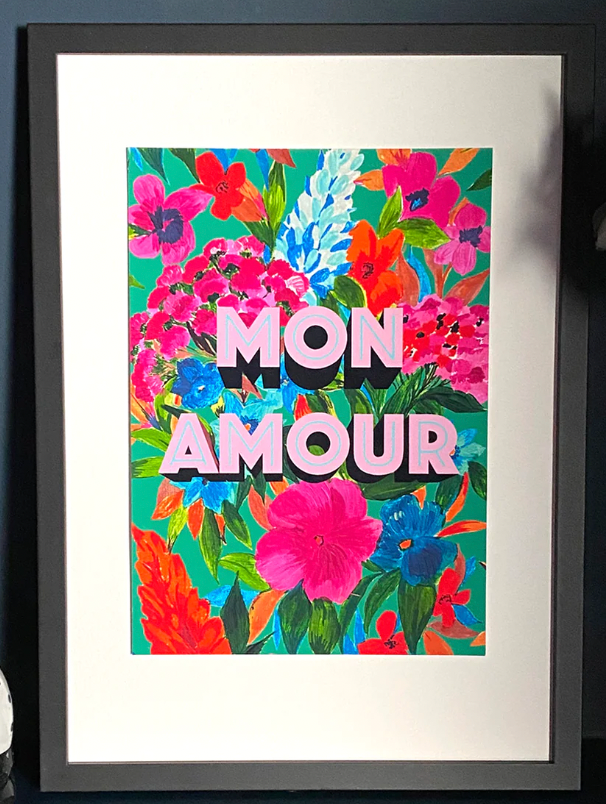 A4 Mon Amour Print