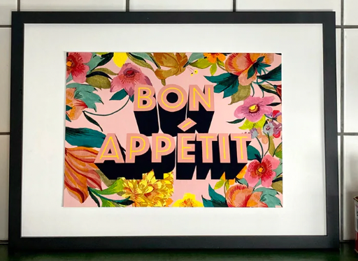 A4 Bon Appetit Print