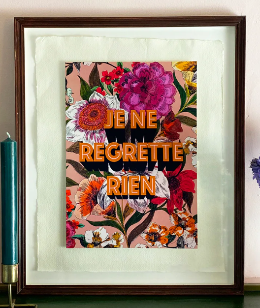 A3 Je Ne Regrette Rien Print